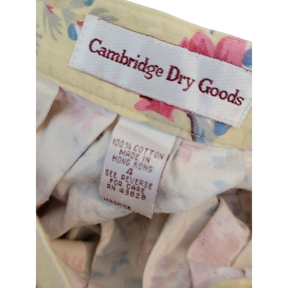 Vintage Women's Cambridge Dry Goods Floral Country Chic Skirt 4 - Picture 3 of 4